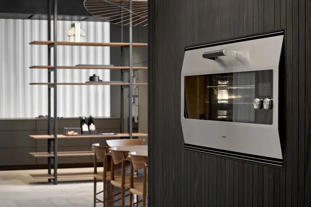Gaggenau 400 Series oven serviced in a designer kitchen