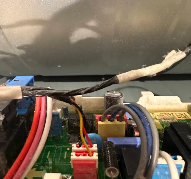 Stainless steel refrigerator repair - precision hinge and seal restoration