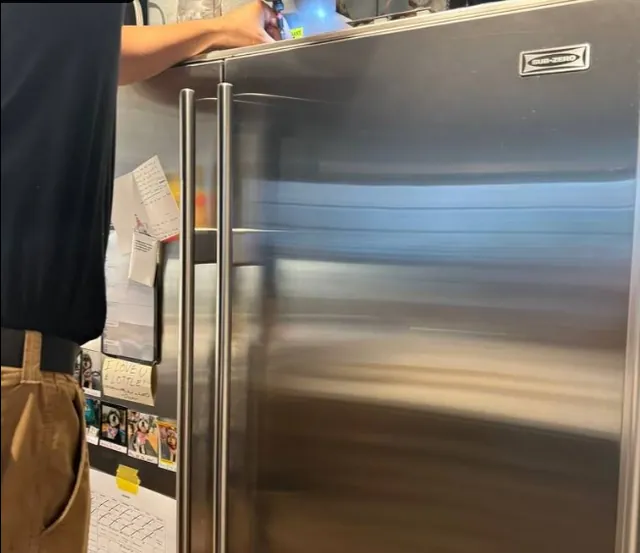 Ice maker rebuild and waterline sanitization